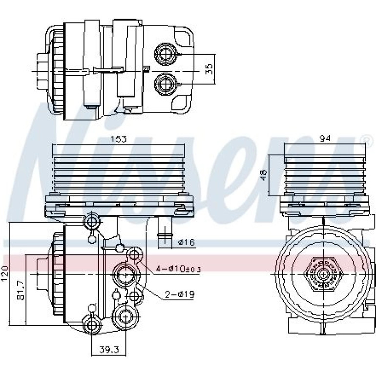 Ölkühler PKW 91327 Ölkühler PKW 91327