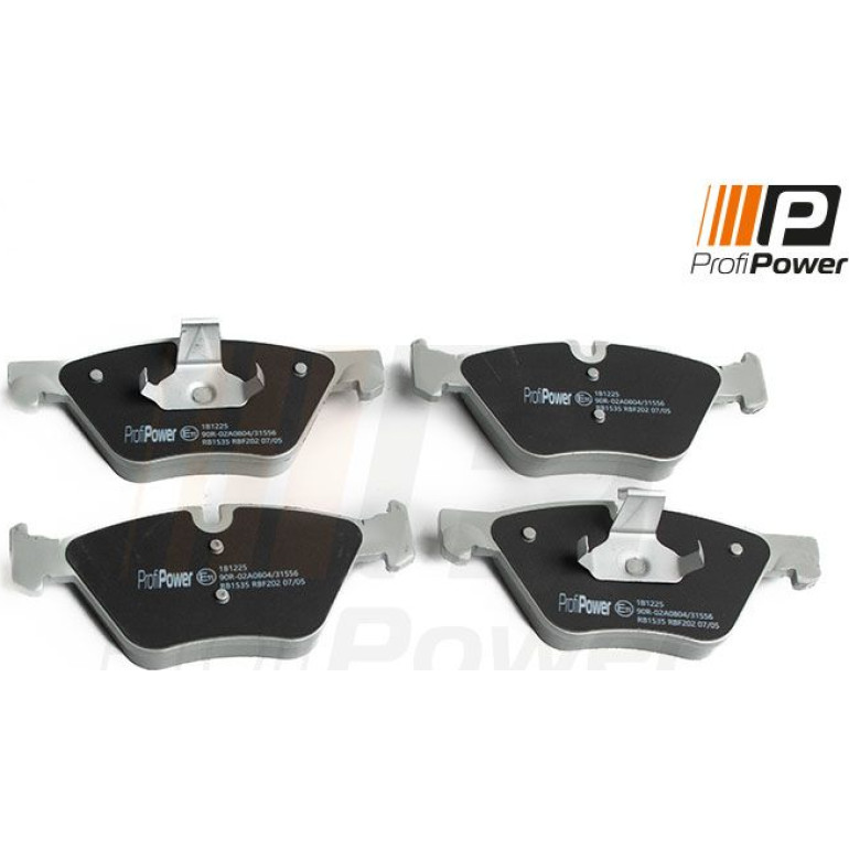 PROFIPOWER Bremsbelagsatz, Scheibenbremse 1B1225 PROFIPOWER Bremsbelagsatz, Scheibenbremse 1B1225