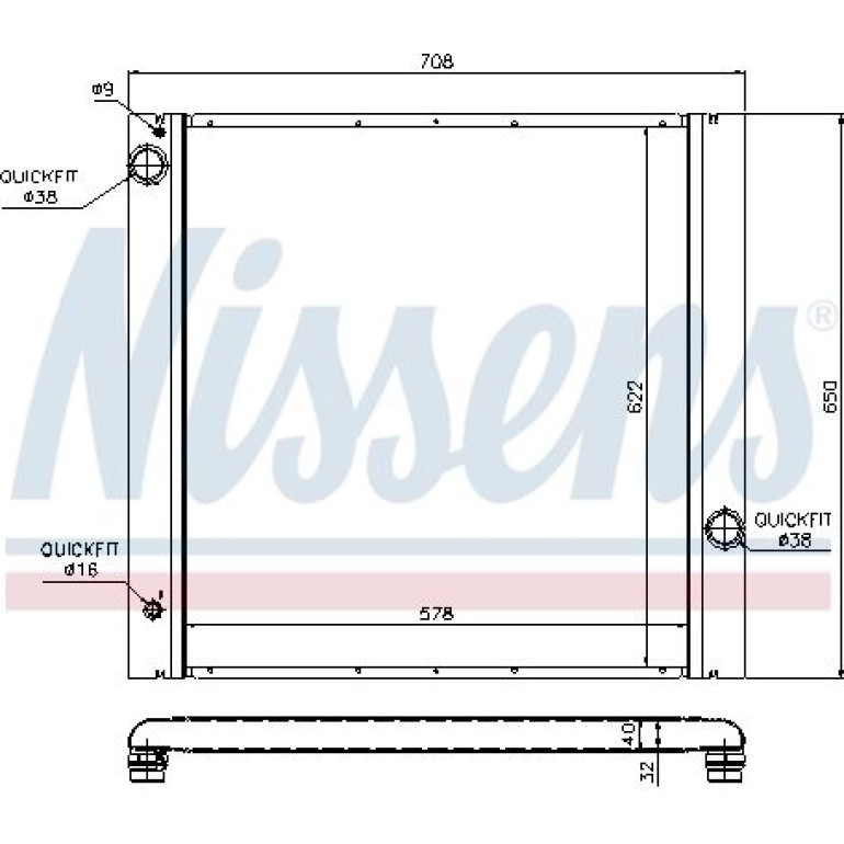 Wasserkühler PKW 64314 Wasserkühler PKW 64314