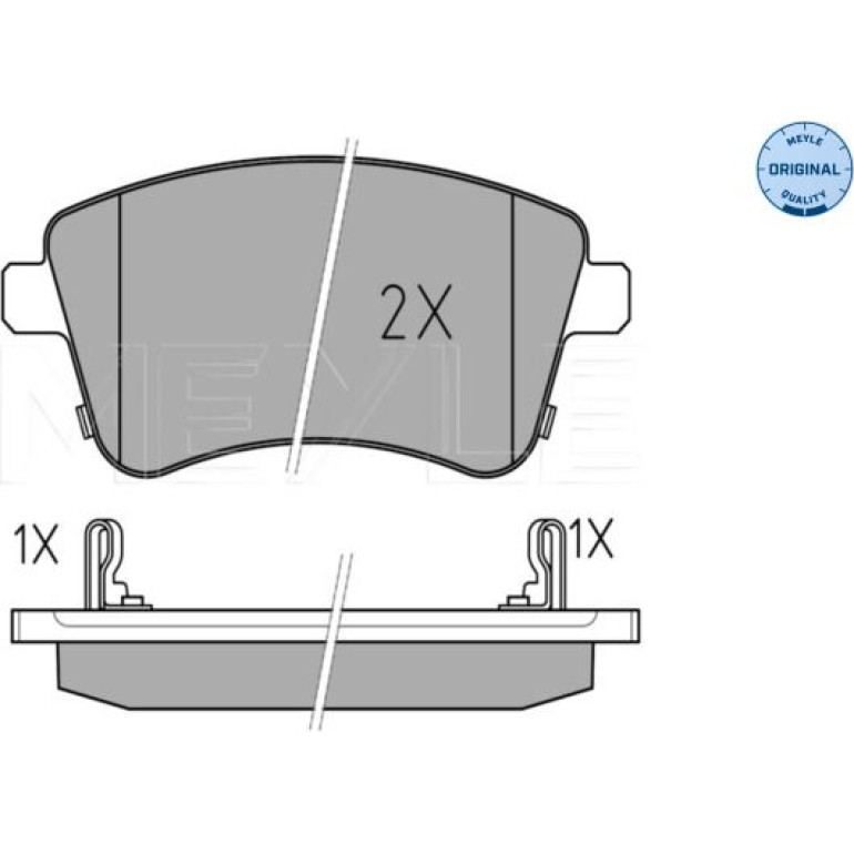 Bremsbelagsatz Kia P. Venga 10- Mit Sensor 025 251 8419/W Bremsbelagsatz Kia P. Venga 10- Mit Sensor 025 251 8419/W