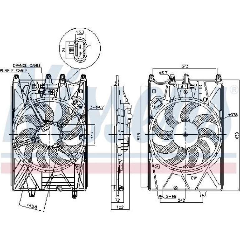 Kühlerlüfter PKW 85937