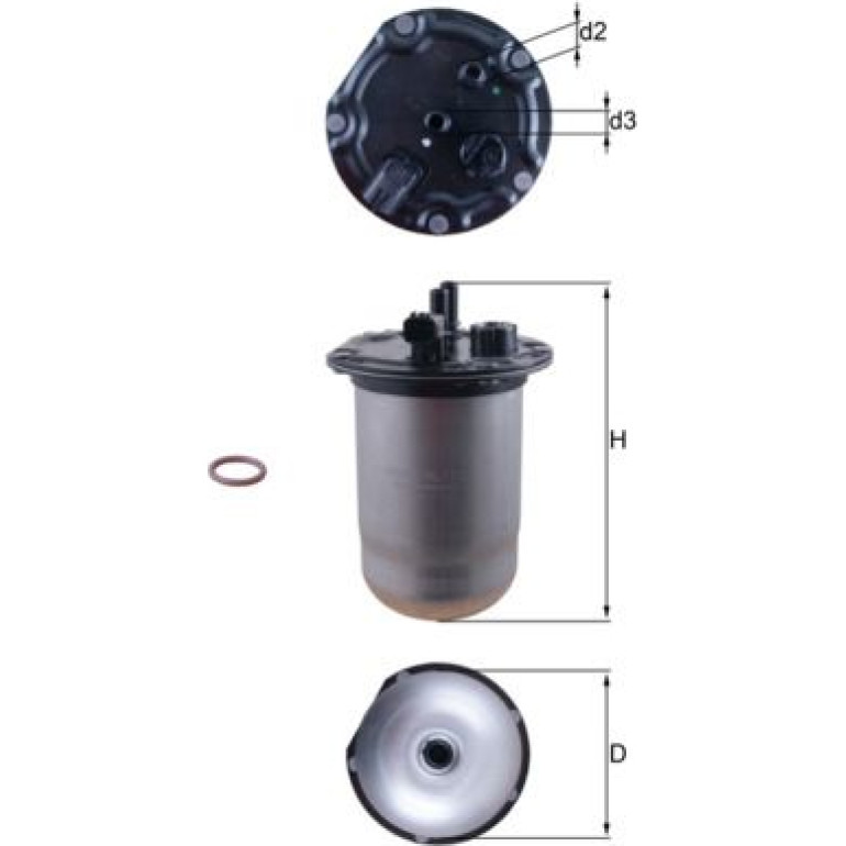 MAHLE Kraftstofffilter KL 1132D MAHLE Kraftstofffilter KL 1132D