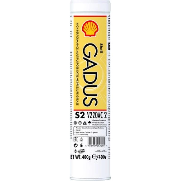 Shell Gadus S2 V220 AC 400g 550050007 Shell Gadus S2 V220 AC 400g 550050007