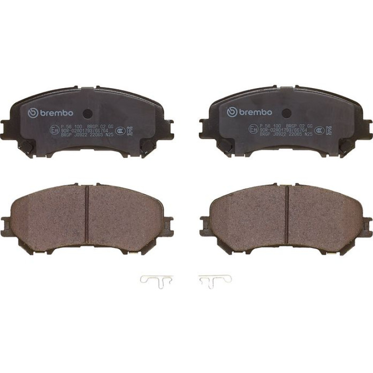 BREMBO Bremsklötze VA P 56 100 BREMBO Bremsklötze VA P 56 100