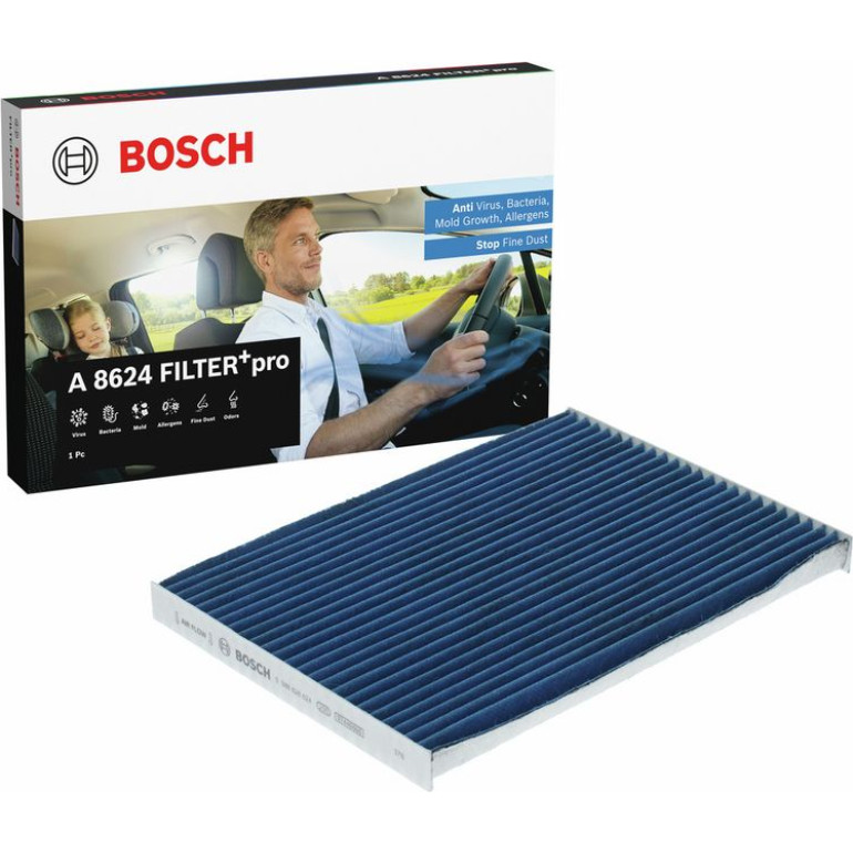 Aktivkohleinnenraumfilter 0 986 628 624 Aktivkohleinnenraumfilter 0 986 628 624