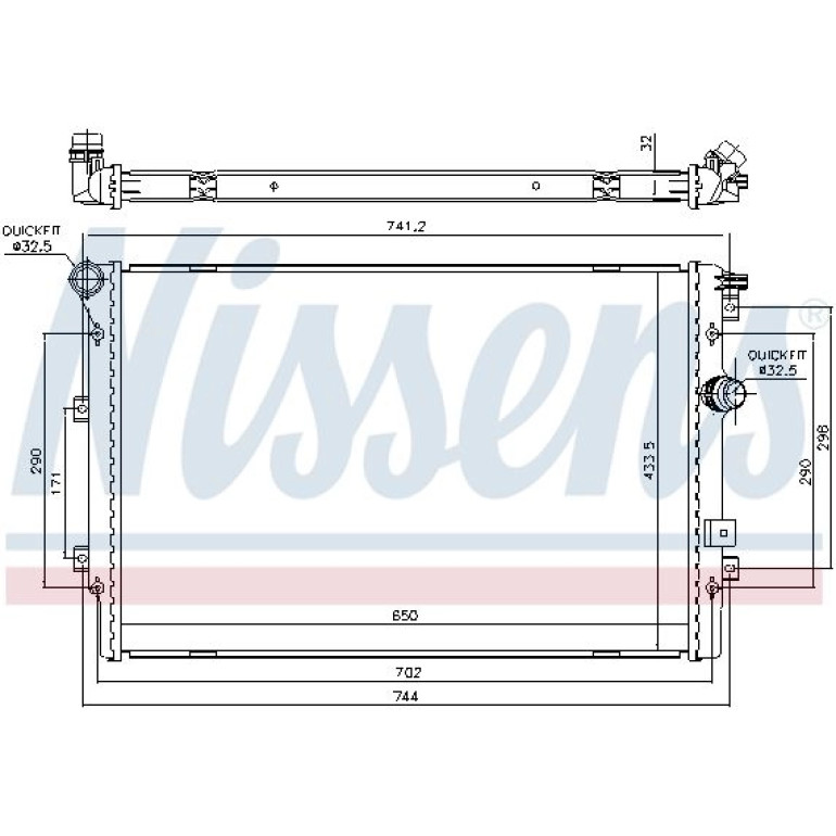 Wasserkühler PKW 65330 Wasserkühler PKW 65330