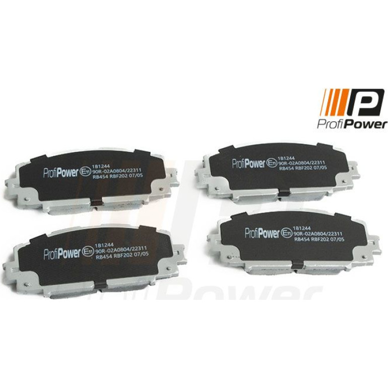 PROFIPOWER Bremsbelagsatz, Scheibenbremse 1B1244 PROFIPOWER Bremsbelagsatz, Scheibenbremse 1B1244