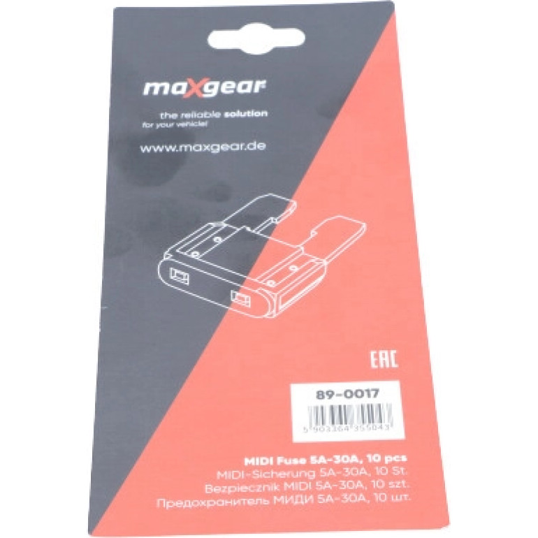 Maxgear 89-0017 Sicherungssatz Maxgear 89-0017 Sicherungssatz