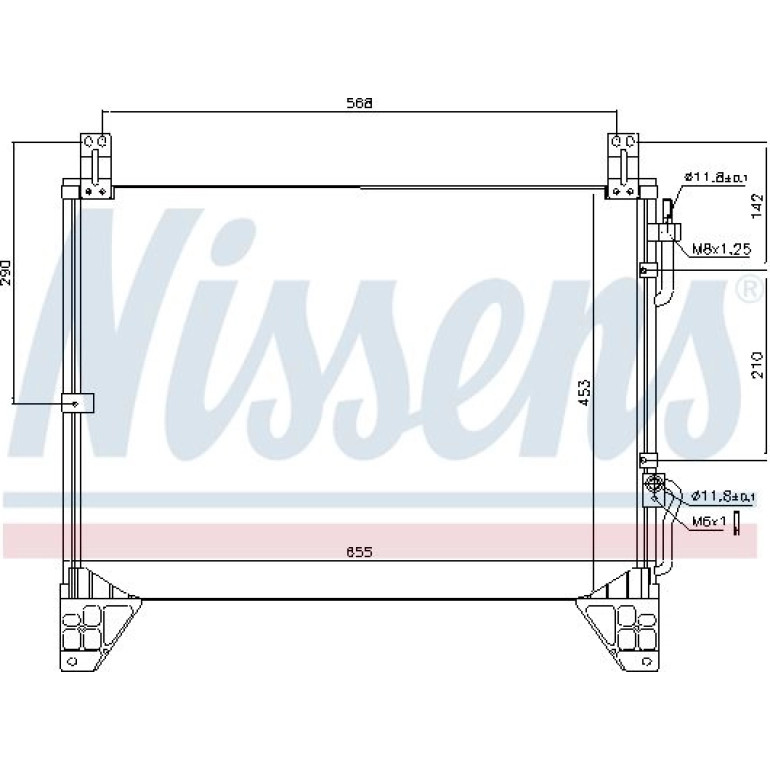 Kondensator PKW 94861 Kondensator PKW 94861