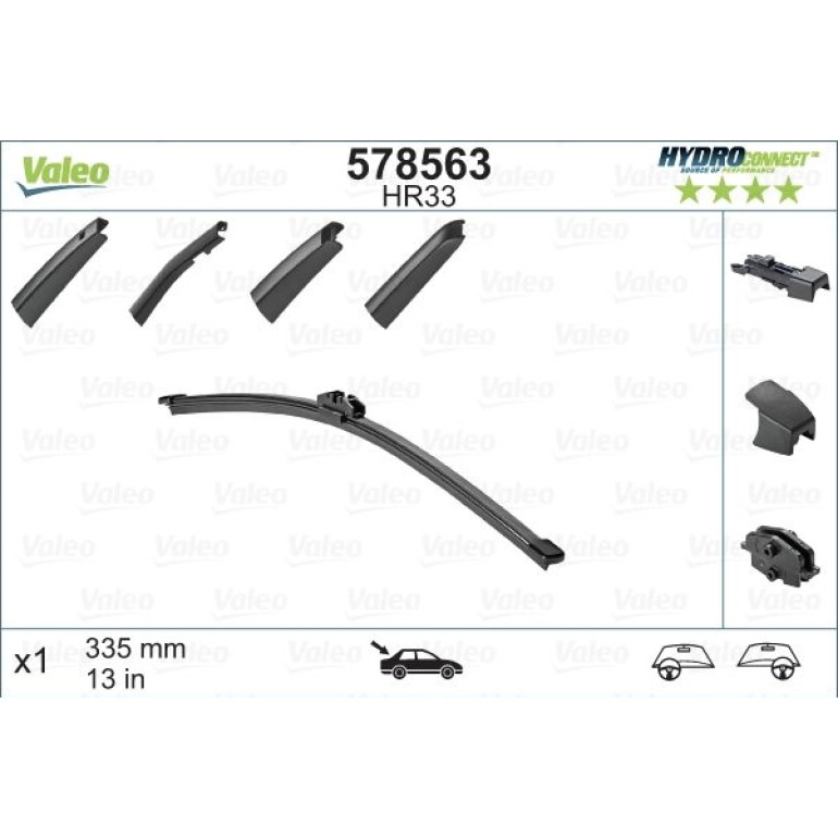 VALEO HydroConnect Rear 34cm 578563 VALEO HydroConnect Rear 34cm 578563