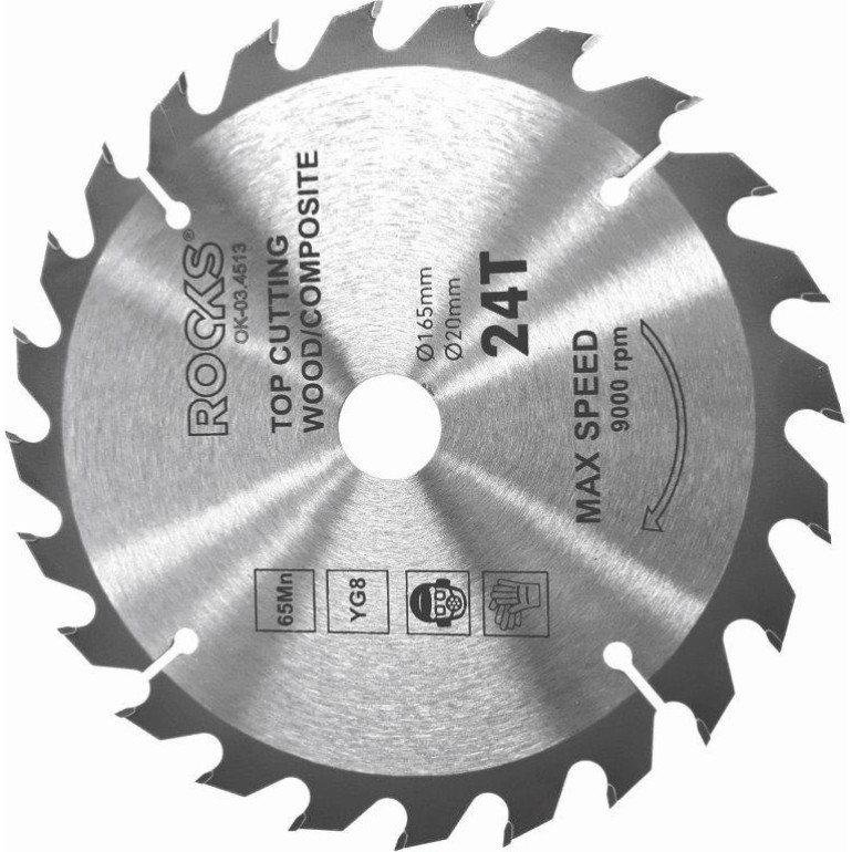 Vidia-Scheibe Aus Holz, 165 X 20 mm, 65Mn-Yg8, Dicke 2,2 mm, 24 Z S24 Vidia-Scheibe Aus Holz, 165 X 20 mm, 65Mn-Yg8, Dicke 2,2 mm, 24 Z S24