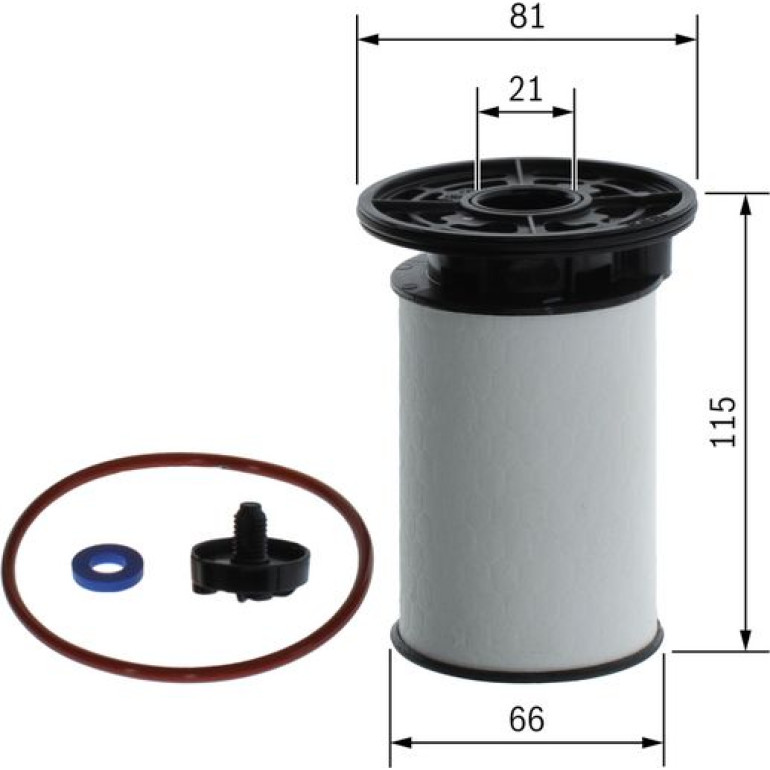 Kraftstofffiltereinsatz F 026 402 284 Kraftstofffiltereinsatz F 026 402 284