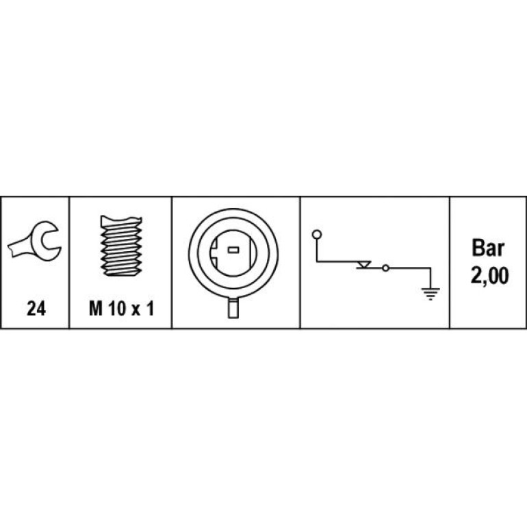 HELLA Öldruckschalter 6ZL 003 259-211 HELLA Öldruckschalter 6ZL 003 259-211