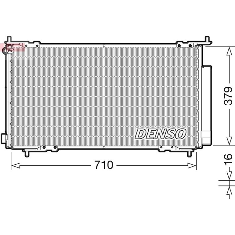 DENSO Klimaanlagenkühler DCN40015