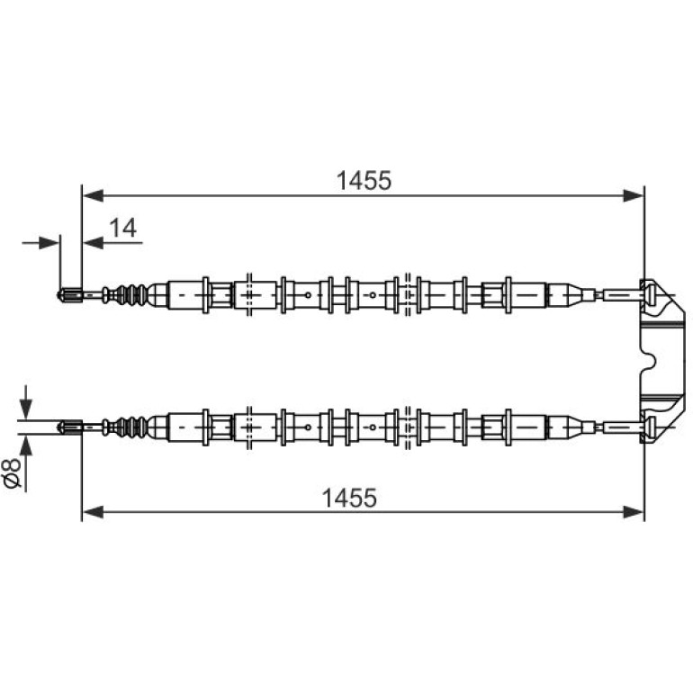 Handbremsseil 1987477391 Handbremsseil 1987477391