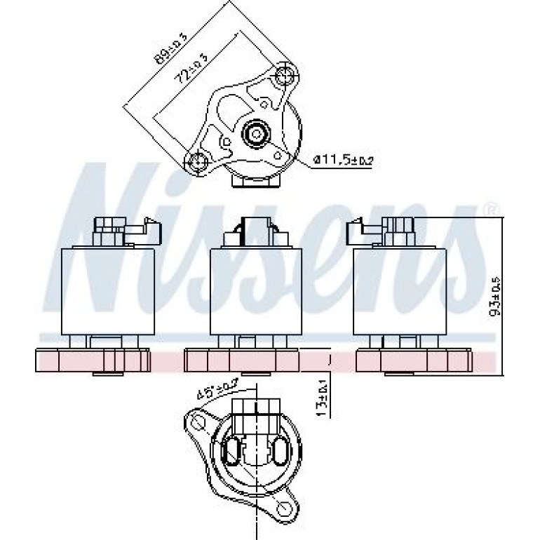 NISSENS Agr-Ventil 98153 NISSENS Agr-Ventil 98153