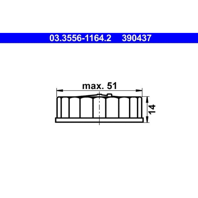 Verschluss, Bremsflüssigkeitsbeh„Lter 03.3556-1164.2 Verschluss, Bremsflüssigkeitsbeh„Lter 03.3556-1164.2
