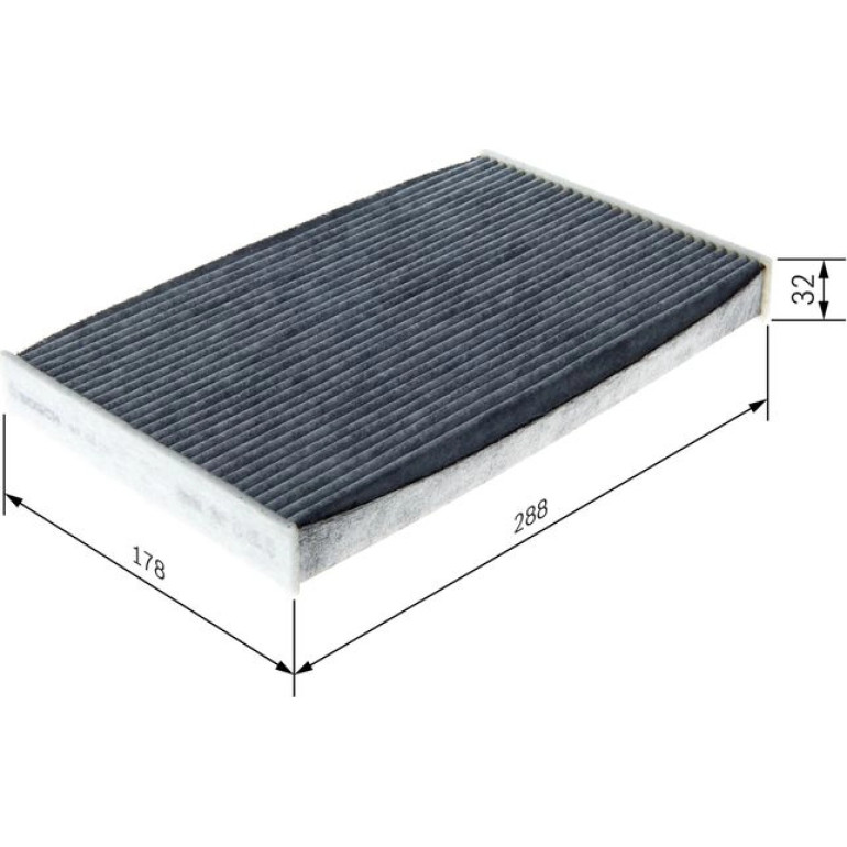 Aktivkohlefilter 1987435591 Aktivkohlefilter 1987435591