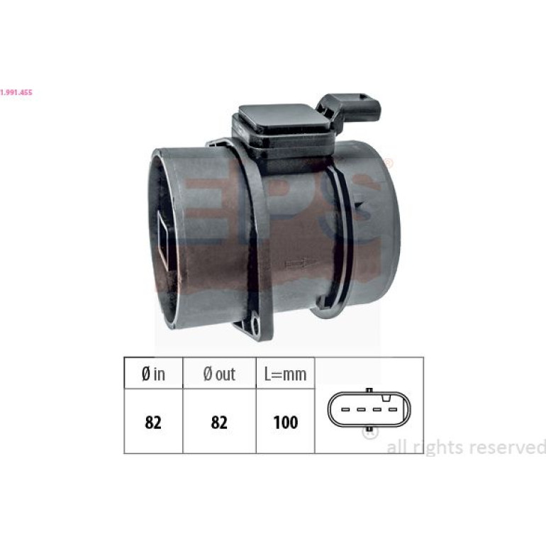 Luftmengenmesser 1.991.455 Luftmengenmesser 1.991.455