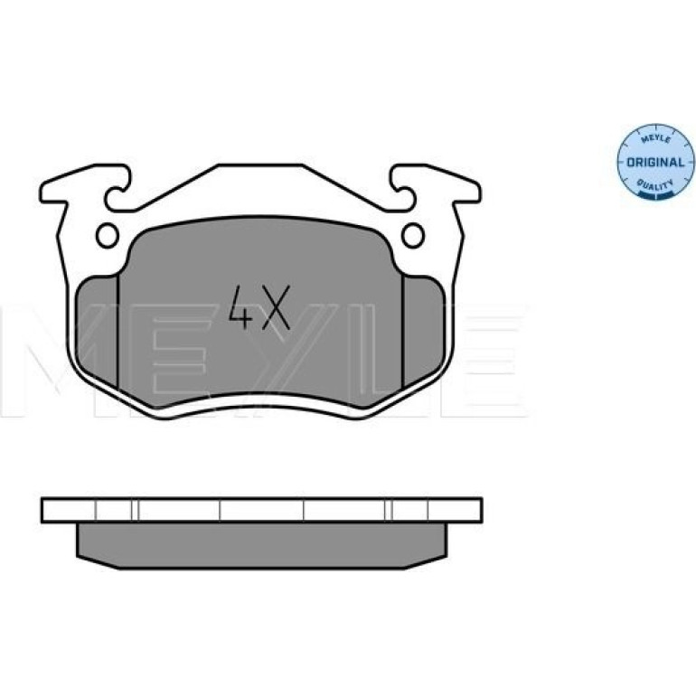 Bremsbelagsatz Renault P. Twingo 1.2 93-07 025 206 3415 Bremsbelagsatz Renault P. Twingo 1.2 93-07 025 206 3415