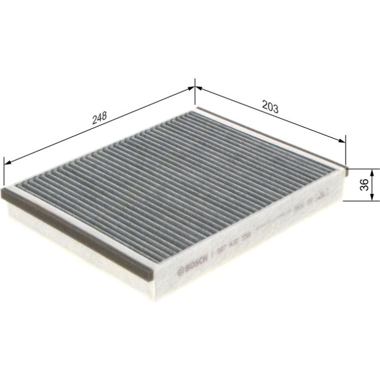 Aktivkohlefilter 1987432598 Aktivkohlefilter 1987432598