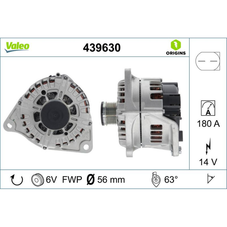 VALEO Generator 439630 VALEO Generator 439630