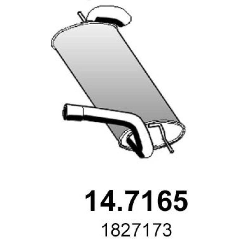 Endschalldämpfer 14.7165