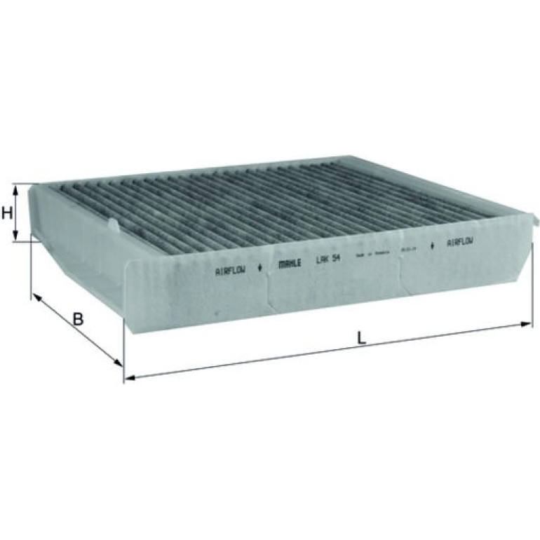 MAHLE Filter, Innenraumluft LAK 54