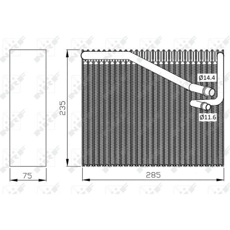 NRF Verdampfer, Klimaanlage 36081 NRF Verdampfer, Klimaanlage 36081