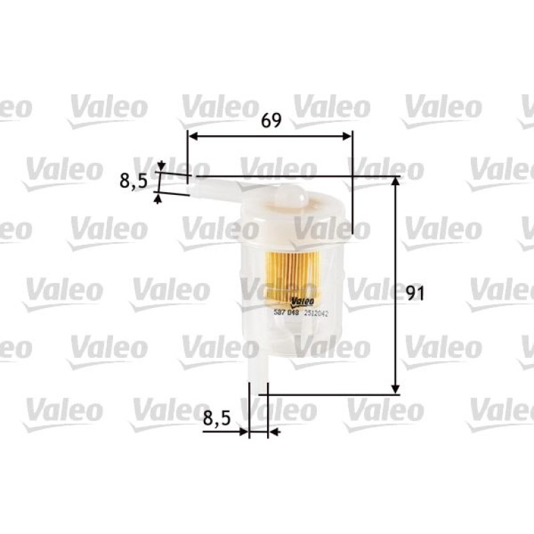VALEO Kraftstofffilter 587048 VALEO Kraftstofffilter 587048