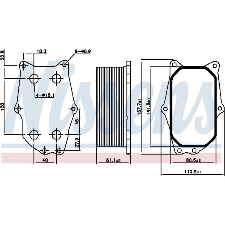 Ölkühler PKW 90987 Ölkühler PKW 90987