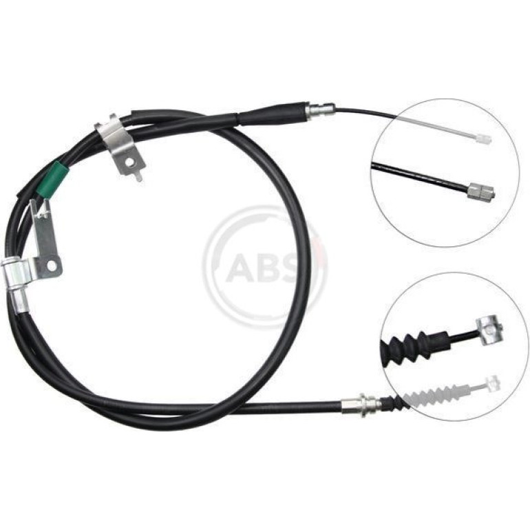 A.B.S. Handbremsseil Seilzug Festellbremse K19538 A.B.S. Handbremsseil Seilzug Festellbremse K19538