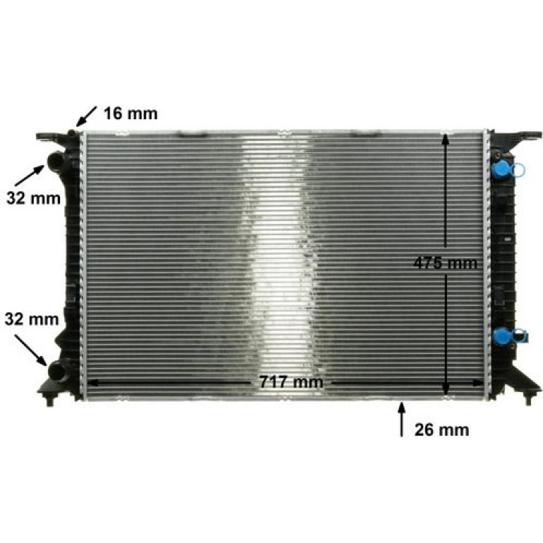 Kühler, Motorkühlung CR 910 000P Kühler, Motorkühlung CR 910 000P