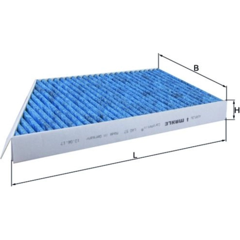 MAHLE Filter, Innenraumluft LAO 57 MAHLE Filter, Innenraumluft LAO 57