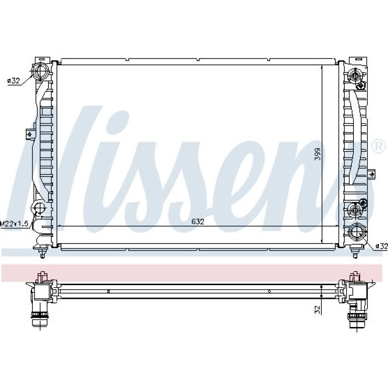Wasserkühler PKW 60228A