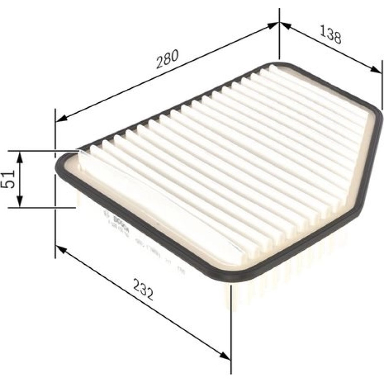 Luftfilter F 026 400 162 Luftfilter F 026 400 162