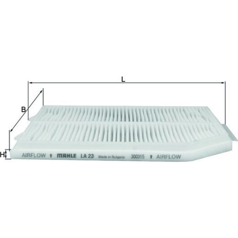 MAHLE Filter, Innenraumluft LA 23