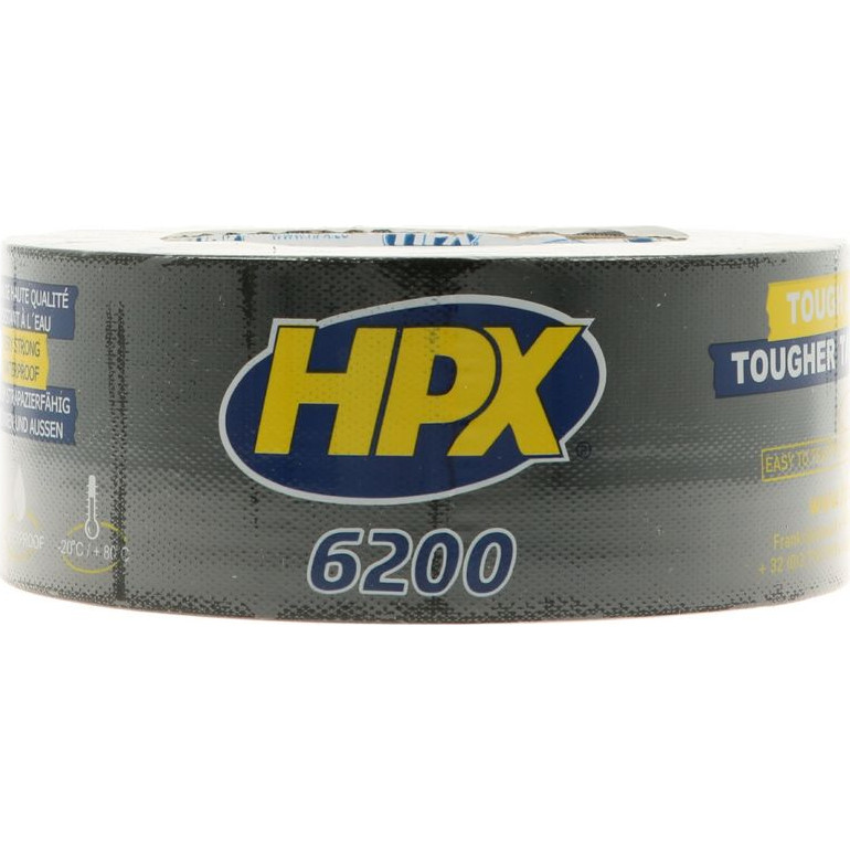 HPX Gewebeband schwarz 50 mm x 25 441158 HPX Gewebeband schwarz 50 mm x 25 441158