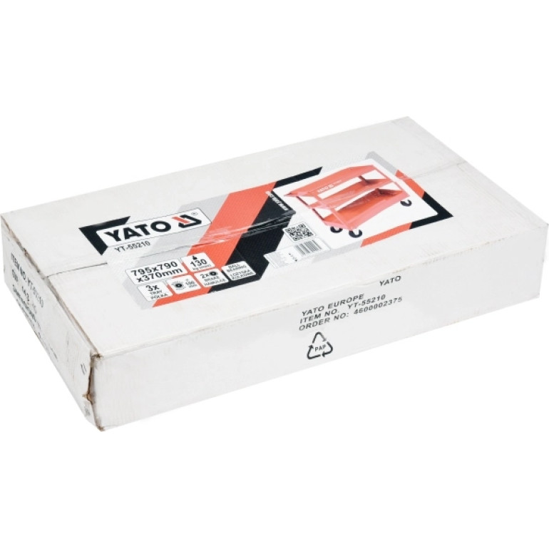 Werkstatt Rollwagen 3 Ablage F×cher YT-55210 Werkstatt Rollwagen 3 Ablage F×cher YT-55210