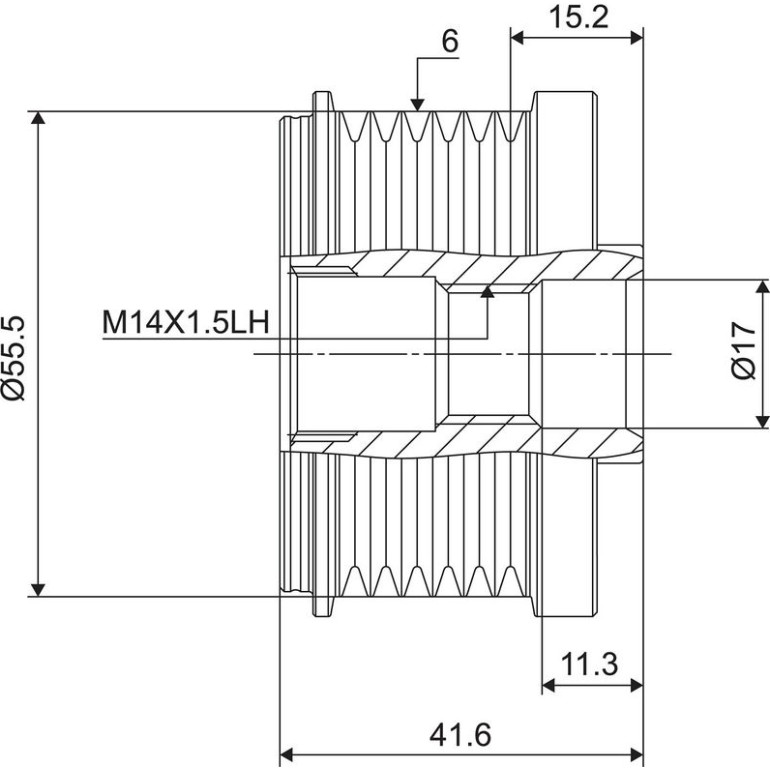 Generatorfreilauf 588047 Generatorfreilauf 588047