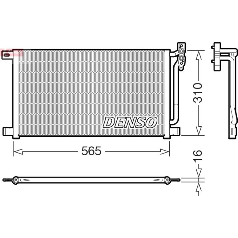 DENSO Klimaanlagenkühler DCN05003