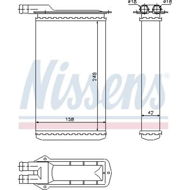 Heizkühler PKW 71942 Heizkühler PKW 71942
