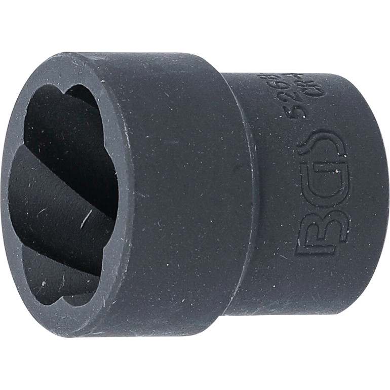 BGS Spiral-Profil-Steckschlüssel-Einsatz / Schraubenausdreher Antrieb Innenvierkant 12,5 mm (1/2 ) SW 22 mm 5268-22 BGS Spiral-Profil-Steckschlüssel-Einsatz / Schraubenausdreher Antrieb Innenvierkant 12,5 mm (1/2 ) SW 22 mm 5268-22