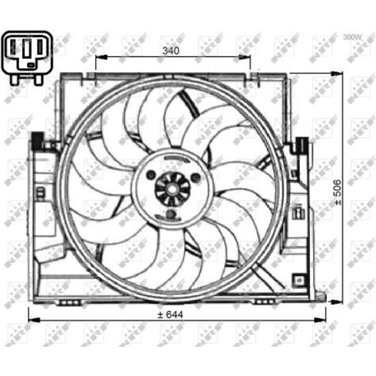 Lüfter Motorkühlung 47735 Lüfter Motorkühlung 47735