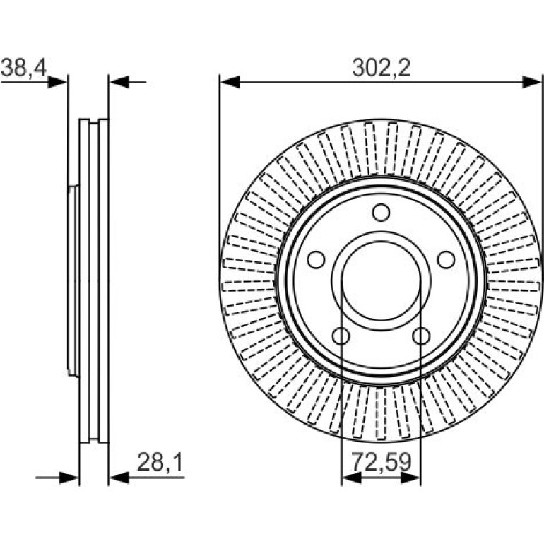 Bremsscheibe 0 986 479 046 Bremsscheibe 0 986 479 046