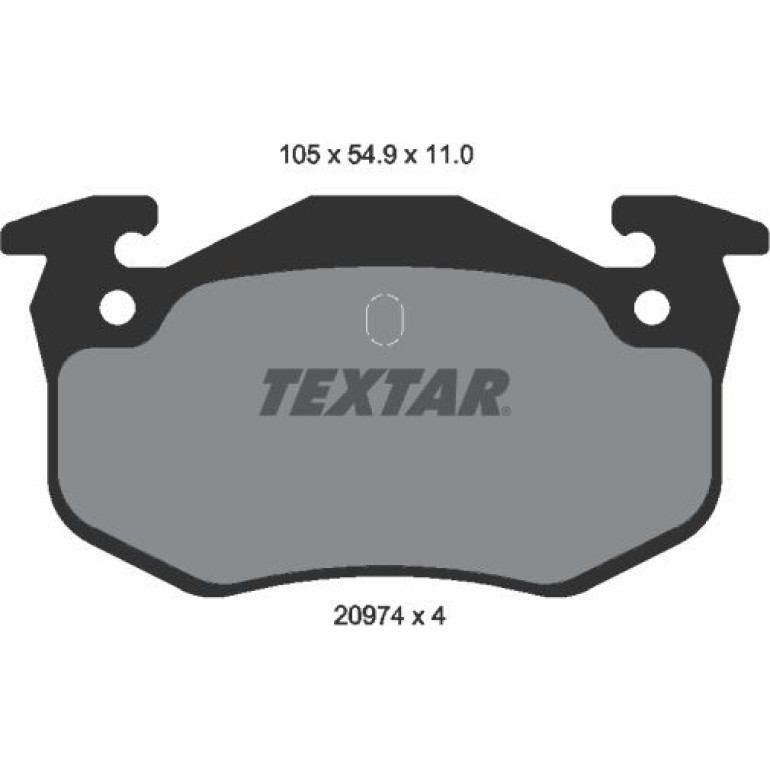 Bremsbelagsatz Renault T. Megane/Clio/19/Zx/Xsara/206/306 2097401 Bremsbelagsatz Renault T. Megane/Clio/19/Zx/Xsara/206/306 2097401