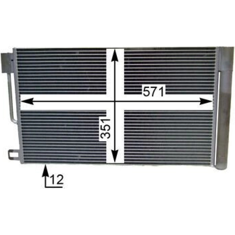 Kondensator, Klimaanlage AC 367 000P Kondensator, Klimaanlage AC 367 000P