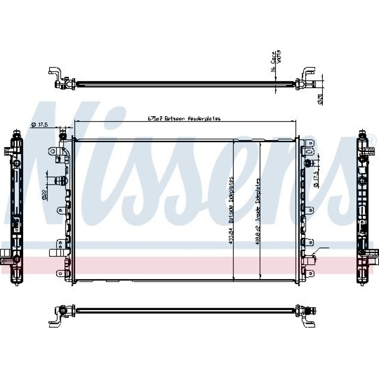 Wasserkühler PKW 630772 Wasserkühler PKW 630772