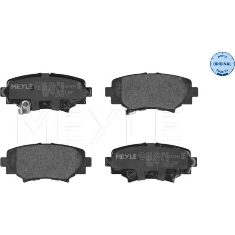 Bremsbelagsatz Mazda T. 3 1.5-2.2D 13 025 258 7814 Bremsbelagsatz Mazda T. 3 1.5-2.2D 13 025 258 7814