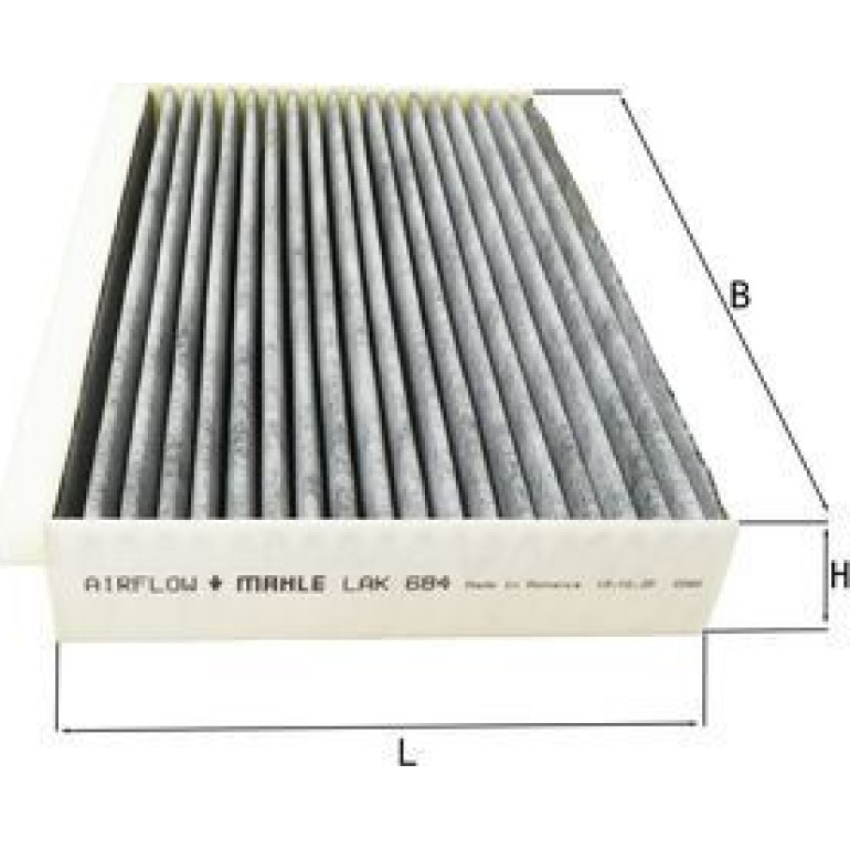 MAHLE Filter, Innenraumluft LAK 684 MAHLE Filter, Innenraumluft LAK 684